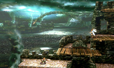 File:SSB4 3DS - Fox and Pit Stage Screenshot.png