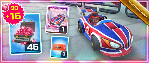 The Swift Jack Pack from the Baby Rosalina Tour in Mario Kart Tour