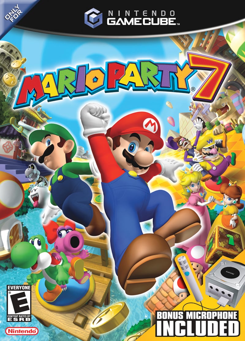 The front box art for Mario Party 7