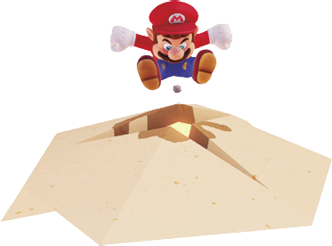 File:SMO Artwork Glowing Spot (Luncheon Kingdom).png