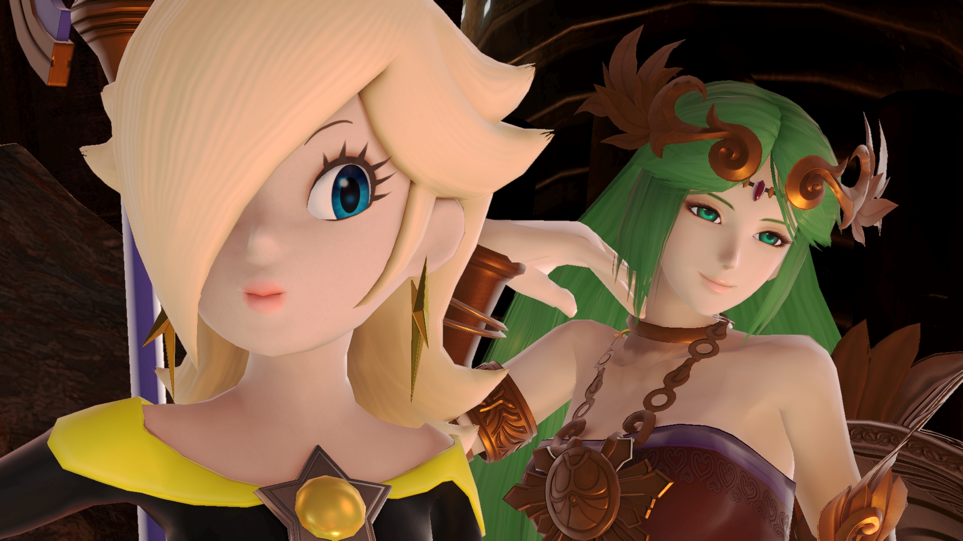 Rosalina and Palutena