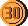 An animated 30-Coin in the Super Mario Bros. style