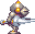 Sprite of Sir Lance-A-Lot in Wario: Master of Disguise