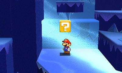 Third ? Block in Ice Flow of Paper Mario: Sticker Star.