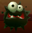 Fuzzy as viewed in the Character Museum from Mario Party: Star Rush