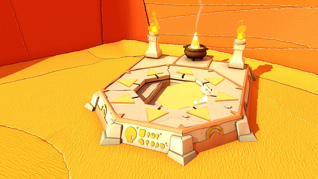 The Sun Altar opens
