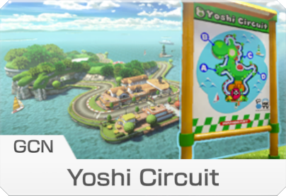 <small>GCN</small> Yoshi Circuit icon from Mario Kart 8
