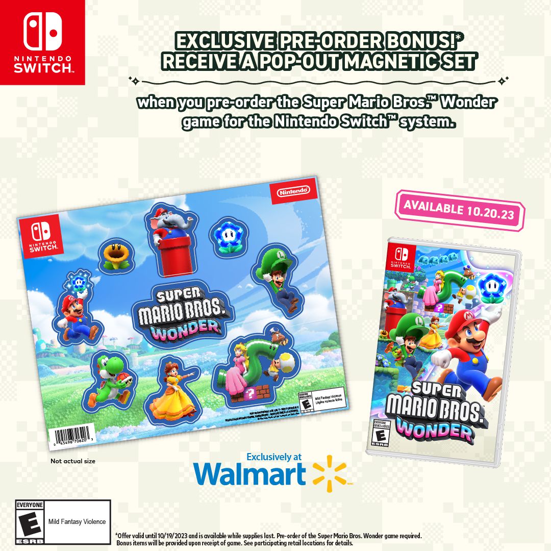 File:SMBW Walmart Magnets Promo.jpg - Super Mario Wiki, the Mario ...