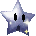 A Silver Star's in-game model from Super Mario 64 DS