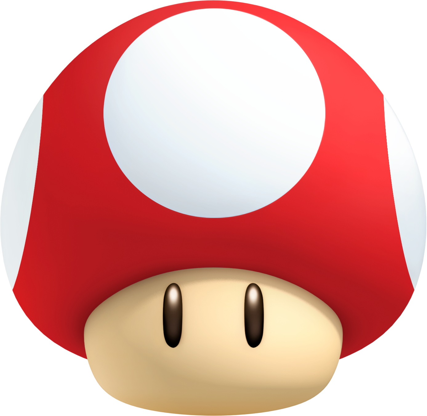 Artwork of a Super Mushroom for New Super Mario Bros. 2