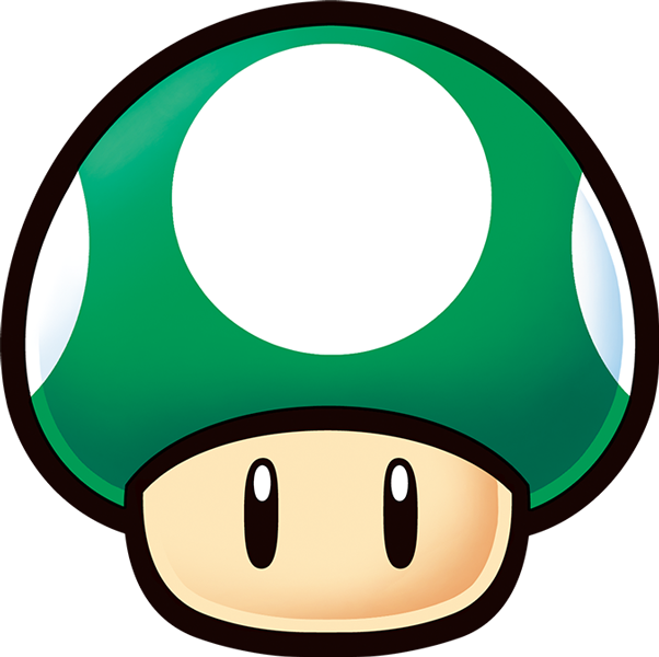 File:1up Mushroom - 2D shaded.png
