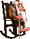 A sprite of Cranky Kong in Donkey Kong Country