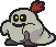 Sprite of a Duplighost from Paper Mario