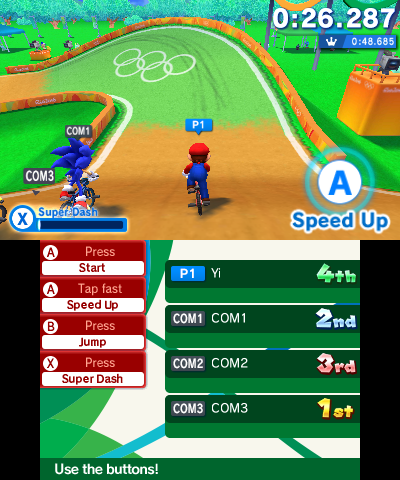 Mario & Sonic at the Rio 2016 Olympic Games é o game Nintendo mais