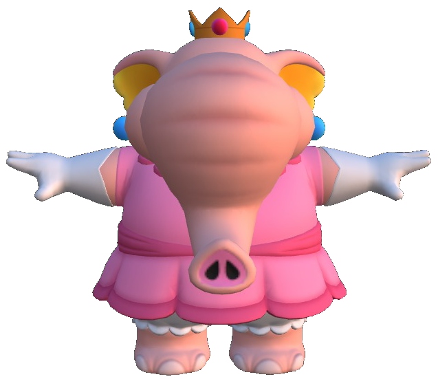 File:Elephant Peach Front Full Nose.png