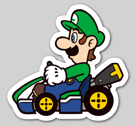File:Luigi (Mario Kart 8) - Nintendo Badge Arcade.jpg