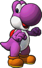 Sprite of Purple Yoshi's team image, from Puzzle & Dragons: Super Mario Bros. Edition.