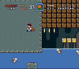 Mario trapped in Vanilla Dome 2.
