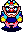 Wario from the main menu of WarioWare: Touched!.