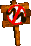Sprite of a No Animal Sign for Rattly from Donkey Kong Country 2 for Game Boy Advance