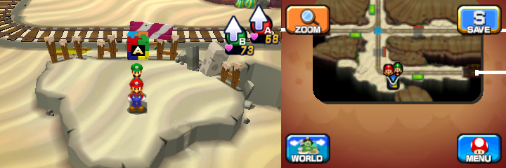 Block 26 in Dozing Sands of Mario & Luigi: Dream Team.