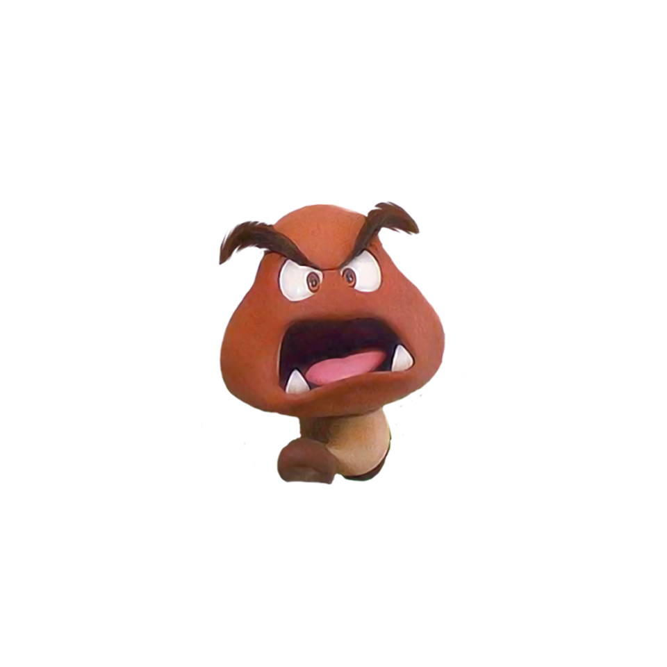 File:Goomba render (TSMBM).png - Super Mario Wiki, the Mario encyclopedia