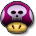 Sprite of a Poison Mushroom, from Puzzle & Dragons: Super Mario Bros. Edition.