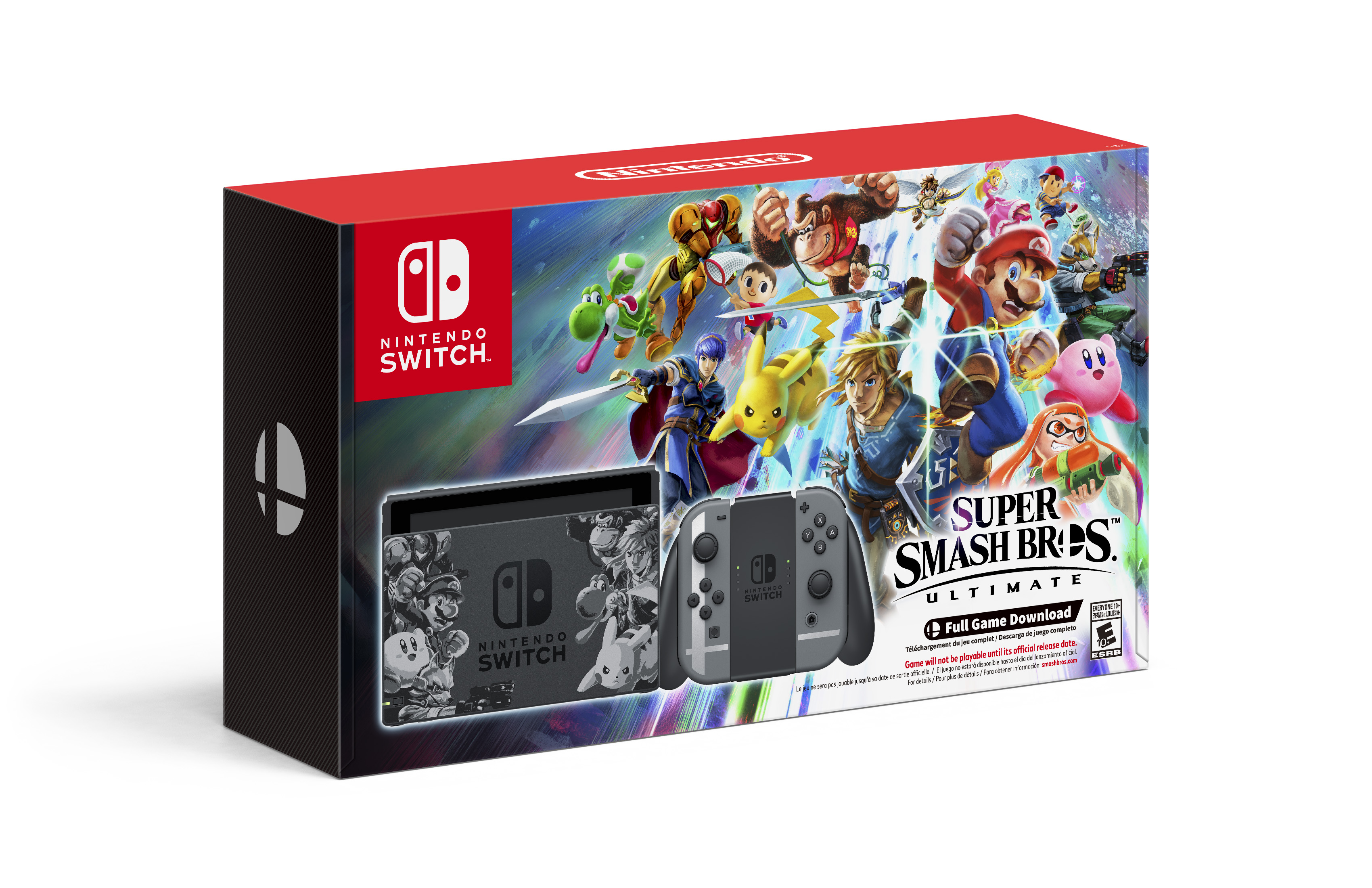 North American packaging for the console bundle