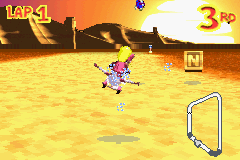 Screenshot of a letter in Diddy Kong Pilot's 2003 build