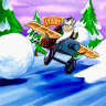 The Clock Race mode's preview image of Frosty Lake, a course from the 2001 Diddy Kong Pilot.