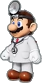 Mario and Luigi's Doctor outfits from Mario Kart Live: Home Circuit