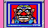 Wario's stage select portrait from WarioWare, Inc.: Mega Microgame$!.