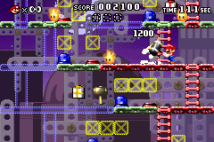 Climb and Fall, the twelfth preloaded level in the unreleased North American e-Reader mode of Mario vs. Donkey Kong.