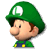Baby Luigi's mugshot from Mario Superstar Baseball
