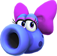 A blue Birdo's head icon in Mario & Sonic at the Olympic Games Tokyo 2020