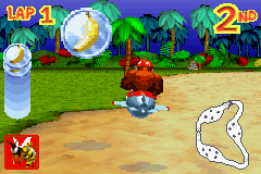 Screenshot of a coin in Diddy Kong Pilot's 2003 build
