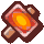 Sprite of the Fire Drive badge in Paper Mario: The Thousand-Year Door.