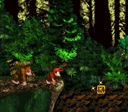 The K in Forest Frenzy from Donkey Kong Country