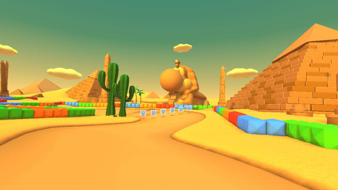 GBA Yoshi Desert in Mario Kart Tour