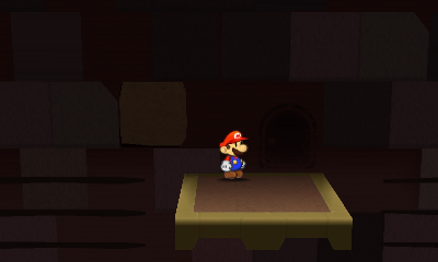 Second paperization spot in Chomp Ruins of Paper Mario: Sticker Star.