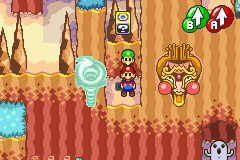 Twelfth Block in Hoohoo Mountain of Mario & Luigi: Superstar Saga.