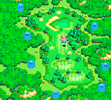Hole 8 of the Star Marion Course from Mario Golf: Advance Tour