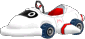 Icon of the Super Blooper for Time Trial records from Mario Kart Wii