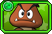 Sprite of Goomba's card, from Puzzle & Dragons: Super Mario Bros. Edition.