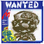 Texture of the Shadow Mario wanted poster from Super Mario Sunshine. Internal designation is "<tt>poster_s9.png</tt>".