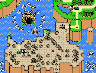 The world Chocolate Island in the game Super Mario World.