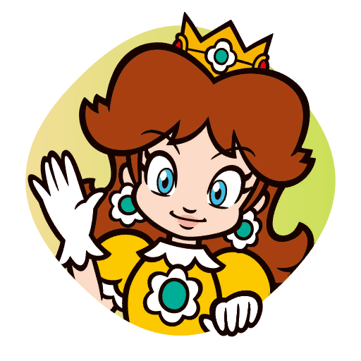 File:Sticker Daisy - Mario Party Superstars.png