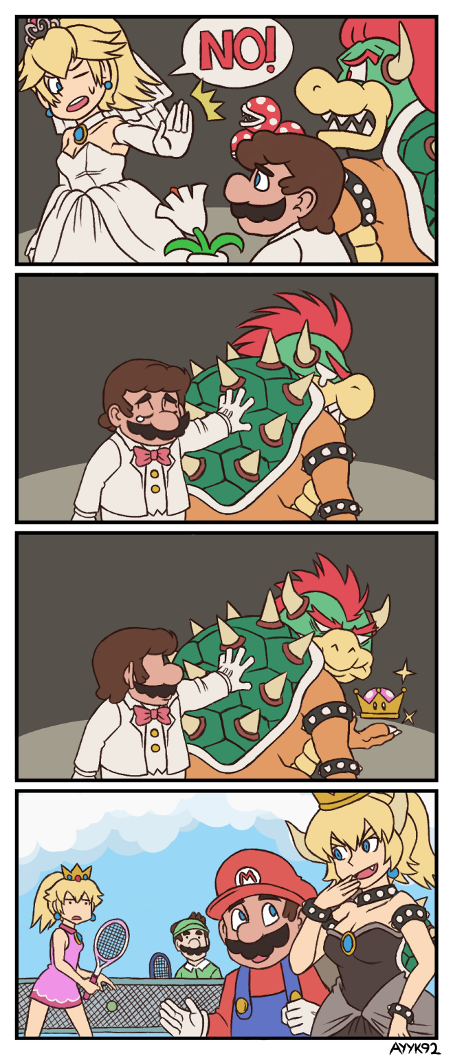 Bowser x peach: superstar sexting