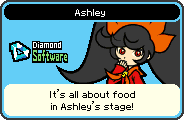 Ashley's portrait from WarioWare: D.I.Y.