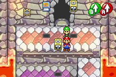 Sixteenth and seventeenth Blocks in Bowser's Castle of Mario & Luigi: Superstar Saga.